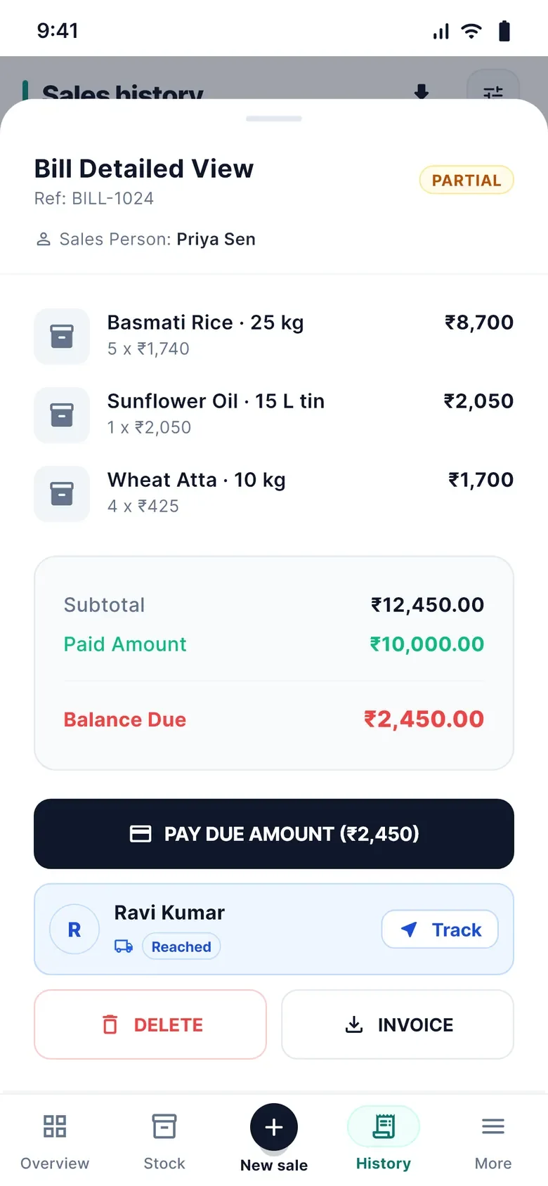 RYBO bill summary sheet